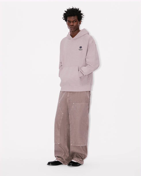 KENZO'Boke Flower' embroidered oversized hoodie in cotton Mens Apparel